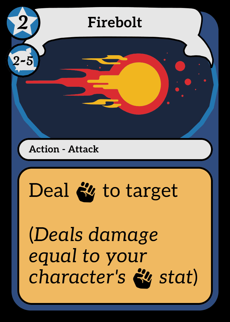 Deck of a Dungeon Firebolt